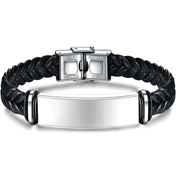 Bracelet Militaire Plaque Gravable