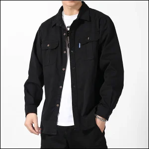 Chemise Militaire Noire